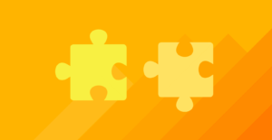 Image for Diversity in Hiring 101 Culture add vs. culture fit -- yellow puzzle pieces on a yellow background