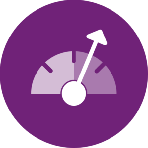 Perform -- a purple meter icon